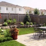 Portfolio : Backyard patio and retaining wall